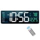 thumbnail image 1 of Reloj de pared digital Abovsare con pantalla grande de 41 cm con mando a distancia, 1 of 8