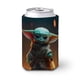 thumbnail image 1 of Bebé Yoda Funda enfriadora de latas, aislante de bebidas para mantener frías o calientes, funda térmica plegable para latas, portabebidas reutilizable, 1 of 6