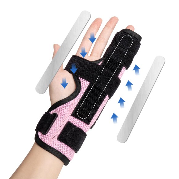 Férula YiYame Pinky Finger para dedo bóxer, color rosa