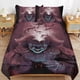 thumbnail image 1 of Pennywise Bedding Set Duvet Cover Comfortable and Lightweight Cartoon Bedding 3 Piece Bed Set, 1 of 5