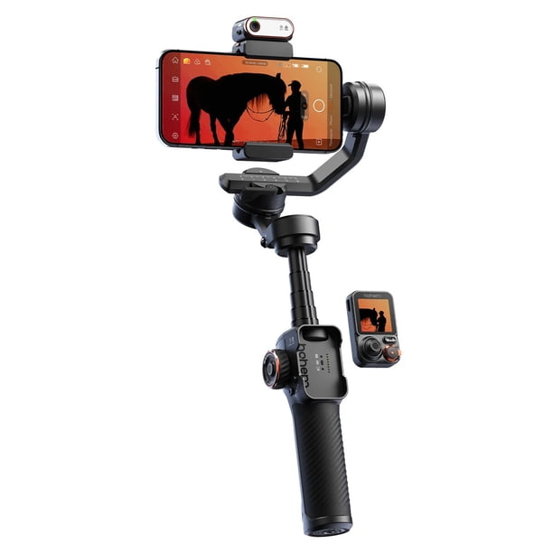 Gimbal Hohem iSteady M7 de 3 ejes con seguimiento AI y control remoto para smartphone