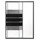 thumbnail image 5 of Mampara Ajustable De Ducha Style 140-160 Lineas Negras (2 Hojas), 5 of 7