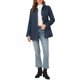 thumbnail image 2 of INSPIRE CHIC Chaquetas de Jean para Mujer de Regreso a Clases Mangas Largas Cintura con Lazo Abotonada Casual Chaqueta de Mezclilla XL Azul Oscuro, 2 of 8