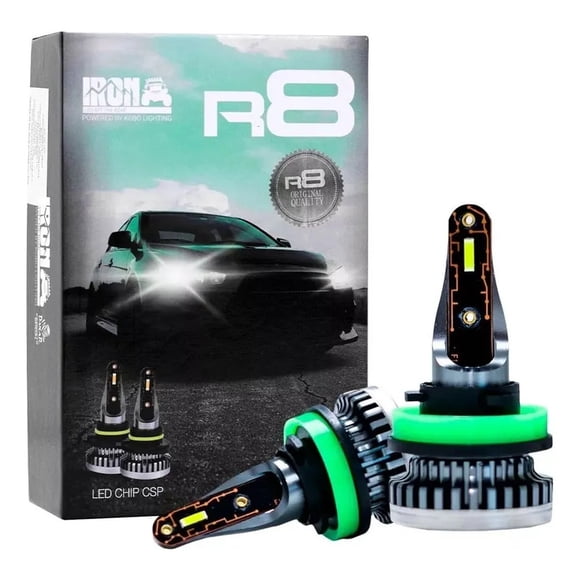 Kit Ampolletas Turbo Led R8 H11 60000lm
