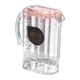 thumbnail image 4 of Jarra de agua, tetera para té helado, recipiente de regalo para el hogar con asa, jarra de agua para refrigerador, jarra para té helado, bebida, limon Rosa rectangular, 4 of 5