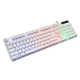 thumbnail image 3 of Teclado Mecánico Para Juegos Con Retroiluminación RGB 104 Teclas Teclado Blanco USB, 3 of 5