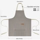 thumbnail image 2 of Paquete de 2 delantales de cocina NLUS con babero ajustable unisex, 2 of 7