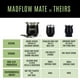 thumbnail image 2 of Taza para yerba mate MADFLOW de acero inoxidable con 2 bombillas, 2 of 3