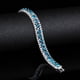 thumbnail image 1 of Luxury Birthstone Tennis Bracelet - Three Rows of Shiny Zircon - Colorful Watchband Bracelet for Women & Girls, 1 of 5