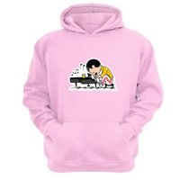 Genérico - Polerón Canguro Freddy Snoopy Rosa Talla Xs Unisex