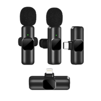 Genérico - Pack 2 Microfonos Inalambrico Conexion Tipo Usb-C