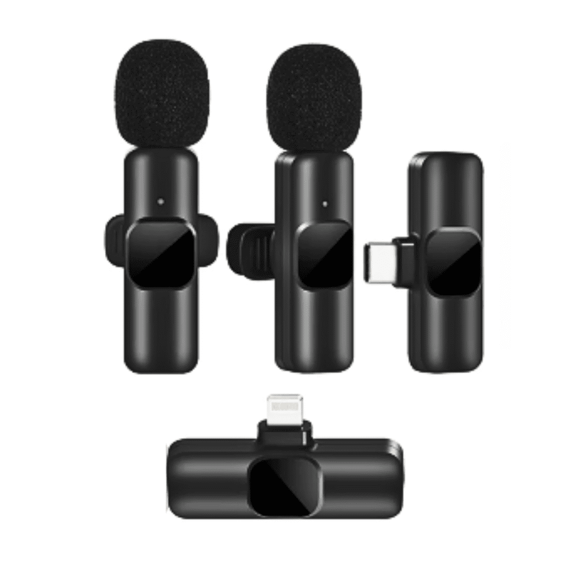 Genérico - Pack 2 Microfonos Inalambrico Conexion Tipo Usb-c