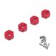 thumbnail image 3 of Adaptador De Conversión De Transmisión De Buje Hexagonal De Rueda 4x Para Wltoys 1/14 14400 RC Car Red, 3 of 5