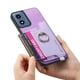 thumbnail image 2 of Funda Magnética Para Motorola Moto G Play 2024 4g Con Billetera Y Anillo Protector Resistente Morado, 2 of 5