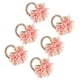 thumbnail image 2 of 6x Servilleteros Con Hebilla De Toalla En Forma De Flor Para La Decoración Navide?a De Acción De Gracias Rosa, 2 of 5