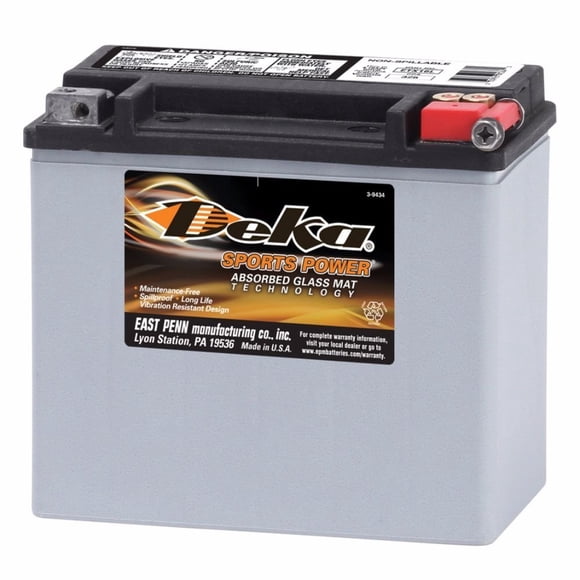 Batería Deka ETX16L 12V 19Ah AGM 17x10x16 cm