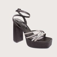 Sandalia Plataforma Negro Andarina