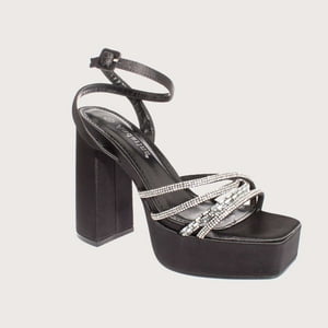Sandalia Plataforma Negro Andarina