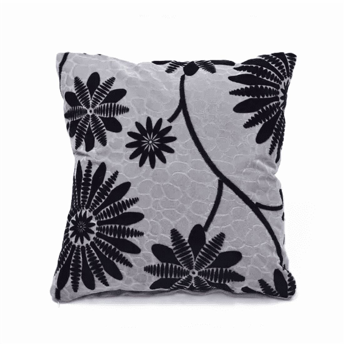 Genérico - Fundas De Cojín Con Diseños Y Colores 43x43 Cm - Girasol Gris