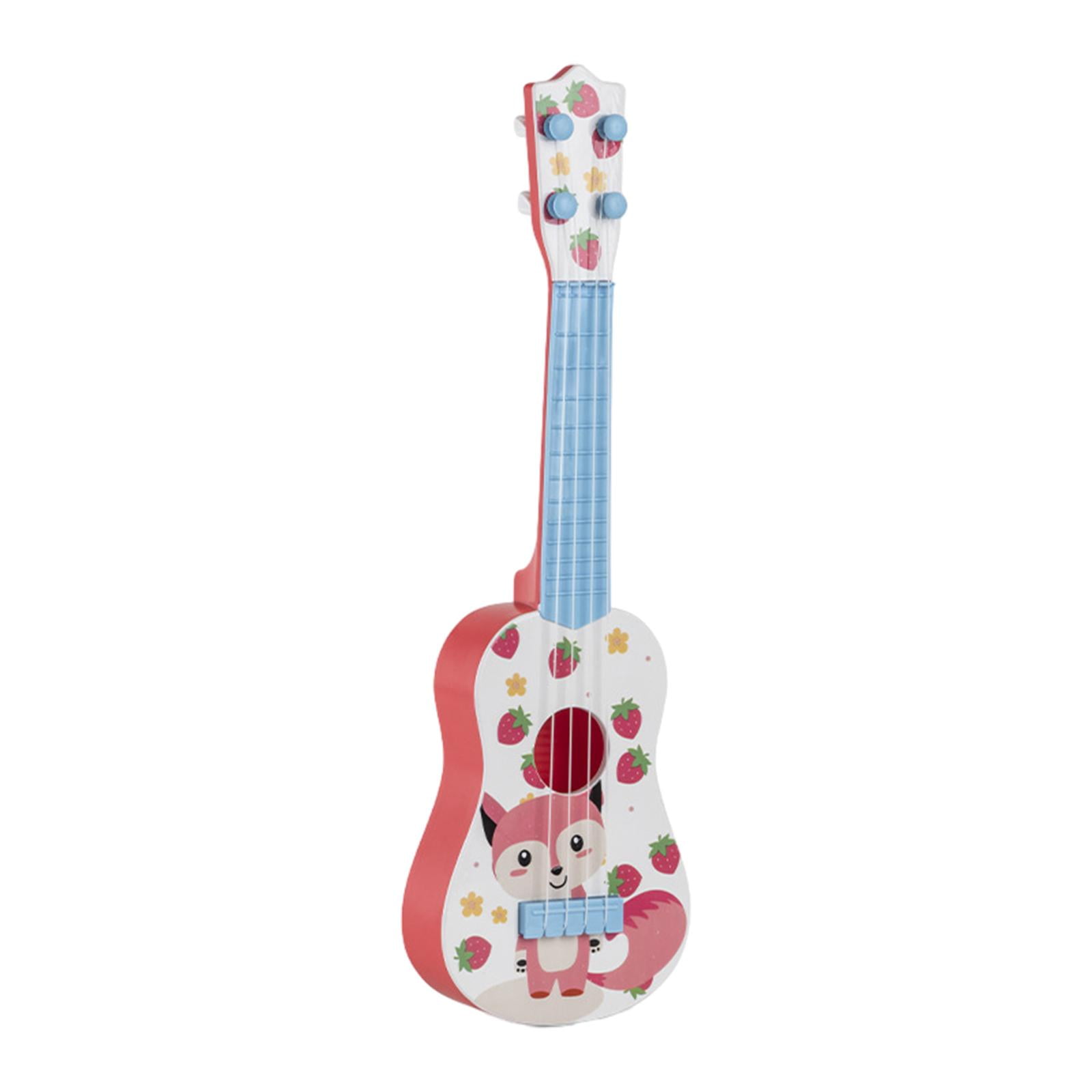 Magideal - Juguete Musical De Guitarra Para Niños, Ukelele De Juguete Para Niños Con Púa, Juguete Musical De Ukelele, Juguete De Guitarra Para Ukelele Para Niños Estilo A