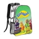 thumbnail image 1 of TeletubbiesMochila transparente temática, resistente y duradera, bolsa see-through para trabajo, deporte, universidad y viaje, 31 × 43 cm, 1 of 6