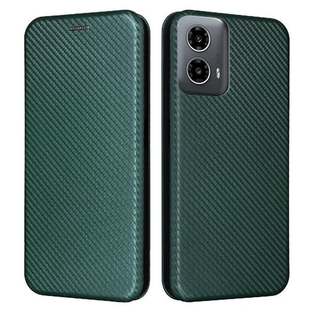 Funda Flip para FOXDOCK Motorola MOTO G34 5G - Funda magnética de negocios, funda protectora delgada