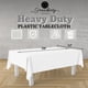 thumbnail image 2 of Mantel desechable de plástico Grandipity, 12 unidades, color blanco, 2 of 7