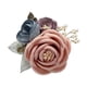 thumbnail image 1 of Rose Boutonniere Ramillete De Flores Artificiales Para Ceremonia Formal De Fiesta De Graduación Rosa, 1 of 5