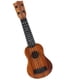 thumbnail image 4 of Mini Ukelele Acústico De Juguete Para Guitarra Para Ni?os, 4 Cuerdas, Plástico Educativo, Aprendizaje, Marrón Oscuro, 4 of 5