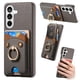 thumbnail image 1 of Funda FOXDOCK para Samsung Galaxy S26 Pro billetera, soporte ajustable y diseño seguro-gris plateado, 1 of 6