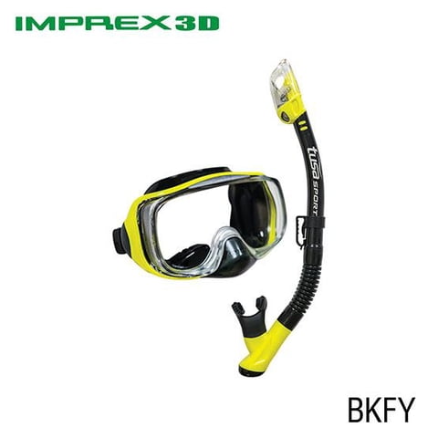 Tusa Sport - Set Snorkel Adulto - Imprex 3D Mask -