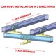 thumbnail image 4 of Carro elevador AYEKILI para polipasto eléctrico PA200-1000 de 6 ruedas, 4 of 5