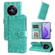 thumbnail image 1 of Funda tipo cartera FOXDOCK para Realme 12 5G , diseño girasol en relieve, cuero PU, cierre magnético, soporte y tarjetero, 1 of 5
