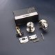 thumbnail image 4 of Pomo de puerta STARPY de níquel cepillado con cerradura de privacidad estilo vintage, 4 of 6