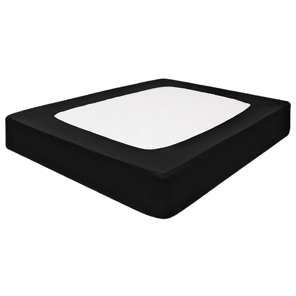 Xusx111 - Cubierta De Muelle De Caja Tamaño Reina, Alternativas Para Falda De Cama, Material Tejido Liso Y Elástico Envuelve Alrededor De 4 Lados Del Muelle De Caja, Resistente A Las Arrugas Y El Desv