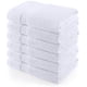 thumbnail image 1 of Juego de 6 toallas Utopia Towels 69 x 137 cm, 500 GSM, algodón blanco, 1 of 8