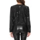 thumbnail image 3 of INSPIRE CHIC Chaqueta de Mujer Abierta por Delante con Mangas Largas Abullonadas y Lentejuelas Brillantes S Negro, 3 of 6