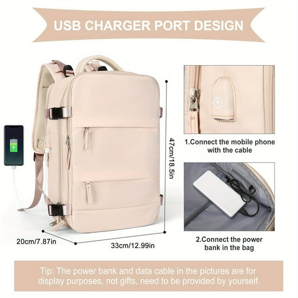 Travel in Style with our Large Waterproof Backpack for Women - Perfect for Hiking, School, and More!