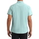 thumbnail image 3 of INSPIRE CHIC Camisas de Vestir de Hombre de Manga Corta de Algodón Ajuste Regular con Botones Abajo Camisa Formal Oxford L Verde, 3 of 4
