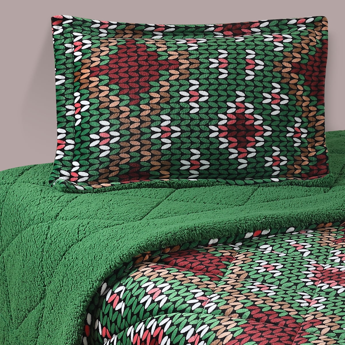 Chantilly - Plumon Flannel/sherpa 2.5p Knitted