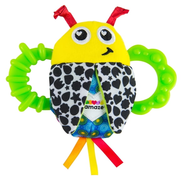 Sonajero Lamaze Bitty Bite Bug de 11,4 cm, paquete de 1
