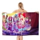 thumbnail image 1 of Ever After High Toalla de playa de secado rápido con diseño temático, regalo para mujeres y niñas, ideal para cumpleaños, fans, amantes de la música, uso en la playa o al aire libre, 78 × 160 cm, 1 of 6
