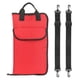 thumbnail image 2 of Bolsa para baquetas, bolsa gruesa de gran capacidad para baquetas, bolsa portátil colgante para baquetas, cepillos, mazos de hasta 12 pares , Rojo 24 palos Rojo puesto 24 palos, 2 of 5