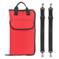 Bothyi - Estuche Para Baquetas De Tela Oxford 600D Con Correa Para El Hombro Red Put 24 Baquetas