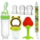 thumbnail image 1 of Complete 7pcs Baby Feeding Set with Soft Silicone and Stainless Steel Material | Includes Milk Water Bottle, Spoon Feeder, Teether, Fruit Feeder, Pacifier Holder and 3-Size Nipples | Perfect for Tende, 1 of 5
