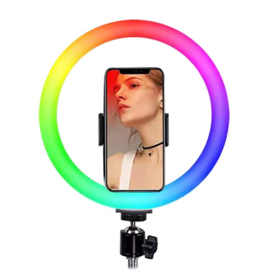 Click Ventas - Aro De Luz Led Rgb Foto Videos Iluminación Multicolor 36Cm