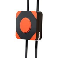 Magideal - Almohadilla De Boxeo Para Pared De Boxeo, De Piel Sintética, Para Niños Y Adultos, Saco De Boxeo Para Ejercicio En Casa, Práctica De Artes Marciales Naranja 40Cm