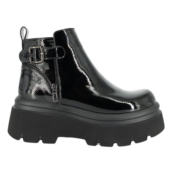 Botin Plataforma Tols Negro Charol Alquimia