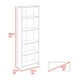 thumbnail image 3 of Mueble Biblioteca Con 5 Repisas 180,6x63x26,6 Cm Café Claro Y Negro, 3 of 3