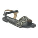 thumbnail image 3 of Sandalia Chalada Mujer Call-29 Negro Plana, 3 of 6